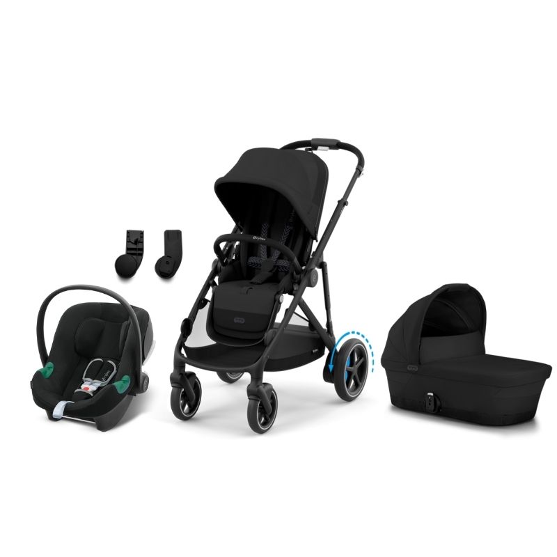 Cybex e-Gazelle S Βρεφικό Σύστημα Μεταφοράς BLK Moon Black | black