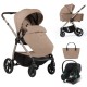 Dada Prams Flux Βρεφικό Σύστημα Μεταφοράς 3-Σε-1 Beige Με Cybex Aton B2