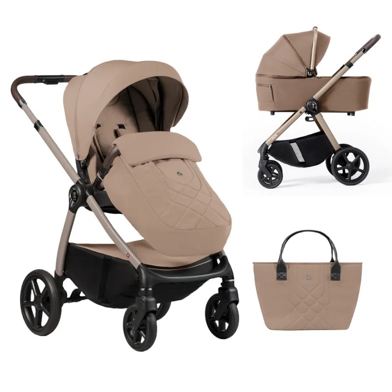 Dada Prams Flux Βρεφικό Σύστημα Μεταφοράς 2-Σε-1 Beige