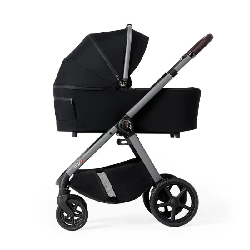 Dada Prams Flux Βρεφικό Σύστημα Μεταφοράς 2-Σε-1 Black