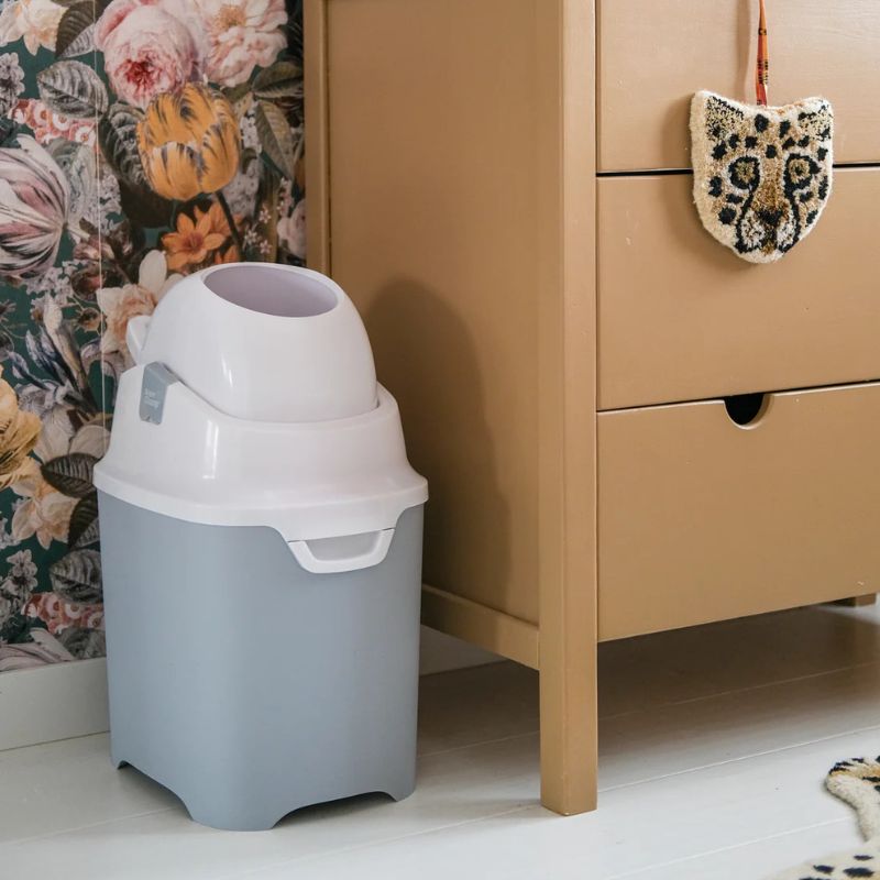 DiaperChamp ONE Standard Κάδος Απόρριψης Για Πάνες Silver