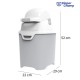 DiaperChamp ONE Standard Κάδος Απόρριψης Για Πάνες Silver
