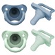 Dr. Brown's HappyPaci Σετ 100% Σιλικονούχες Πιπίλες 2 τμχ Για 0-6 Μηνών Blue / Mint