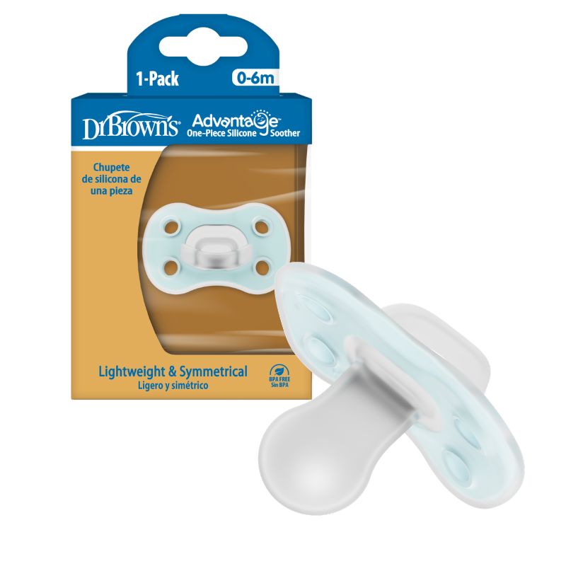 Dr. Brown’s Advantage Σιλικονούχα Πιπίλα Για 0-6 Μηνών Boy