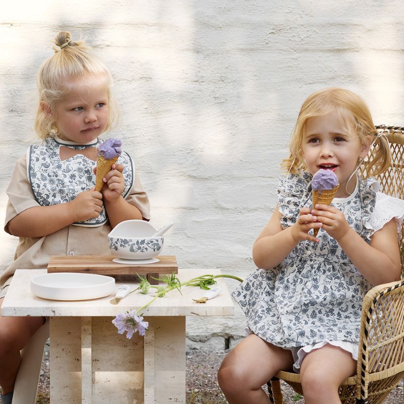 Elodie Details Βρεφική Σαλιάρα Για 5+ Μηνών Garden Leo Toile Bow