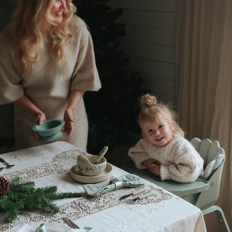 Elodie Σετ Φαγητού Μπολ Με Αντιολισθητικό Και Κουταλάκι 2 τμχ Fairytale Forest