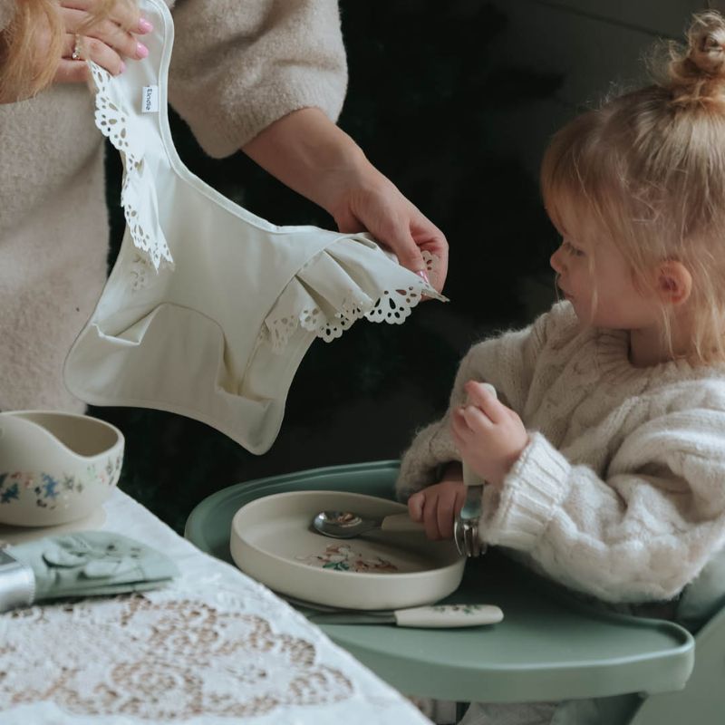 Elodie Details Σιλικονούχο Σετ Φαγητού 3 τμχ Για 12+ Μηνών Bunny Darling