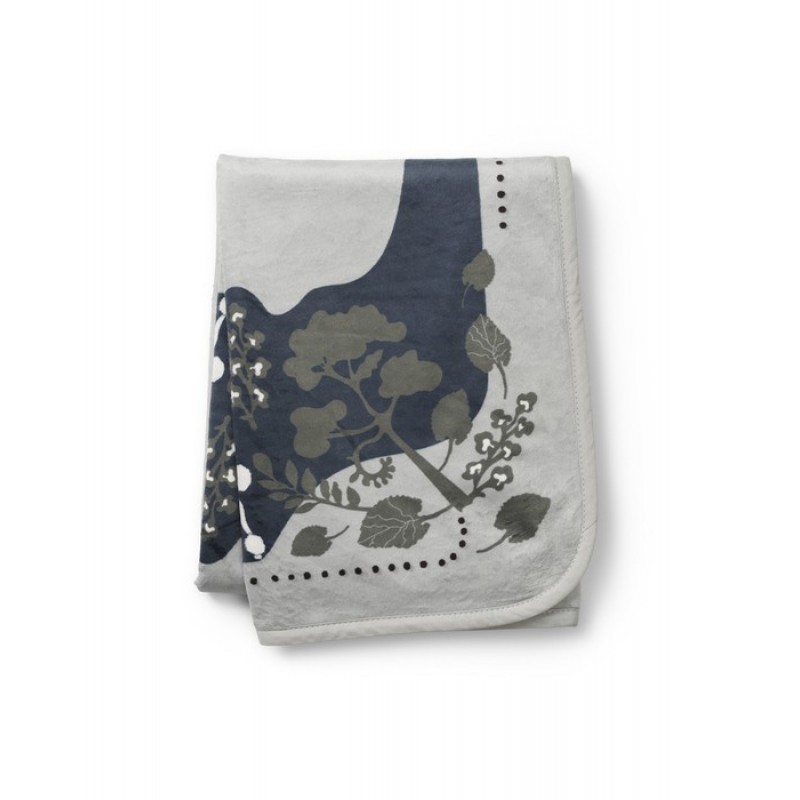 Elodie Details Κουβέρτα Pearl Velvet Rebel Poodle Mineral Green