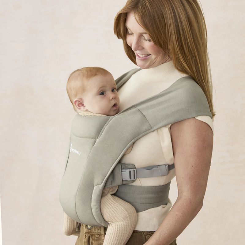 Ergobaby Embrace Μάρσιπος Για 3.2-11.3kg Soft Knit Soft Olive