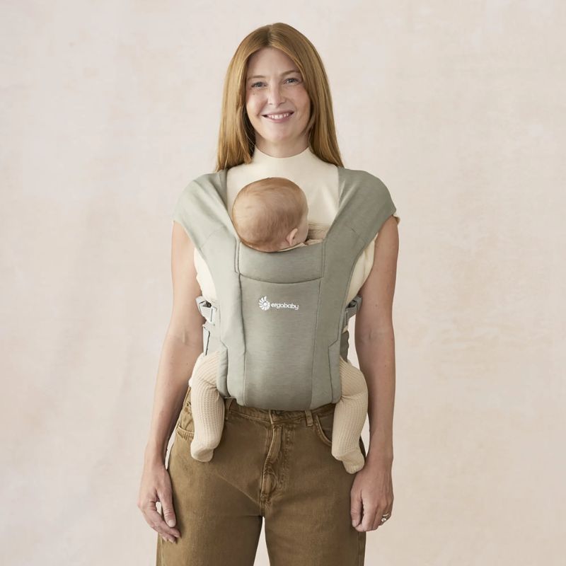 Ergobaby Embrace Μάρσιπος Για 3.2-11.3kg Soft Knit Soft Olive