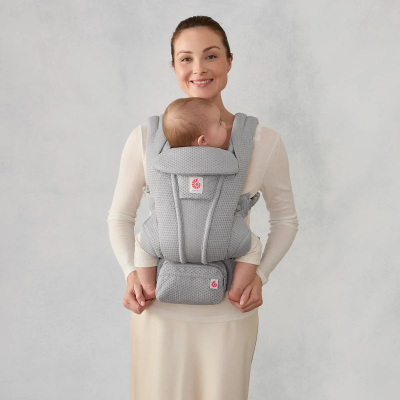 Ergobaby Omni Deluxe Μάρσιπος Για 3.2-20.4kg Mesh Pearl Grey