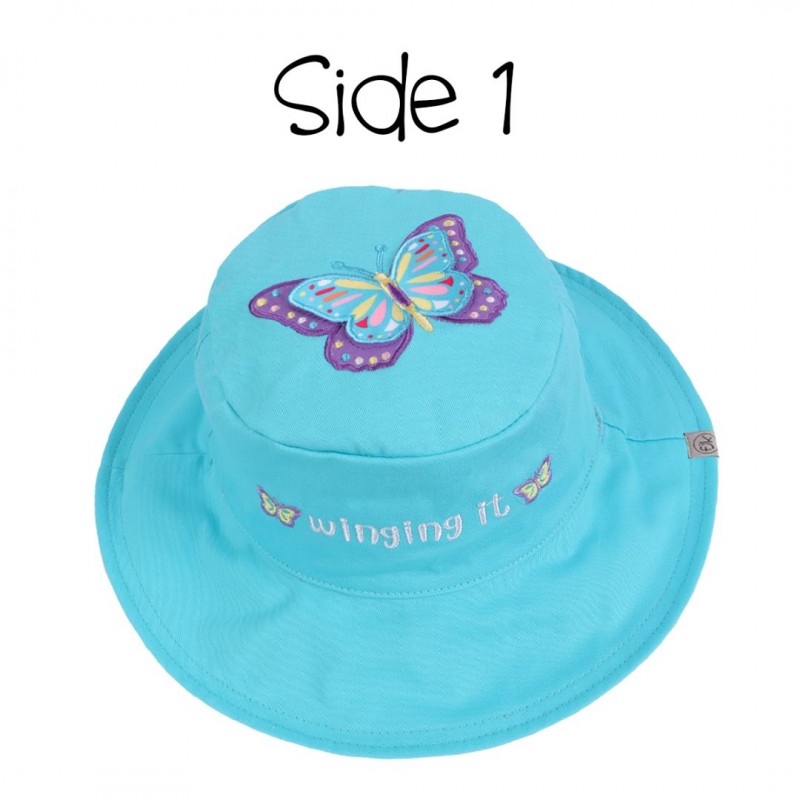 FlapJackKids Καπέλο Διπλής Όψης Butterfly