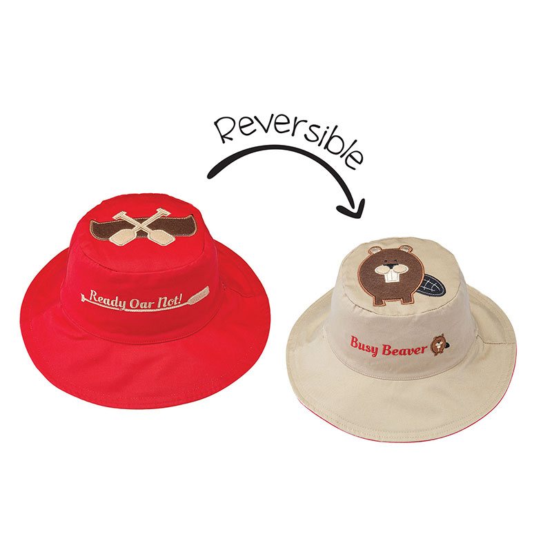 FlapJackKids Καπέλο Διπλής Όψης Canoe / Beaver
