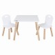 FreeON Athena Ξύλινο Παιδικό Τραπεζάκι Με 2 Καρέκλες White
