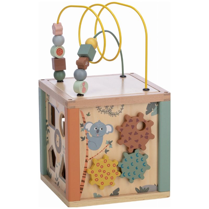 FreeON Free2Play Ξύλινος Εκπαιδευτικός Κύβος Didactic Play Block