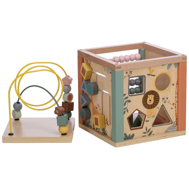 FreeON Free2Play Ξύλινος Εκπαιδευτικός Κύβος Didactic Play Block