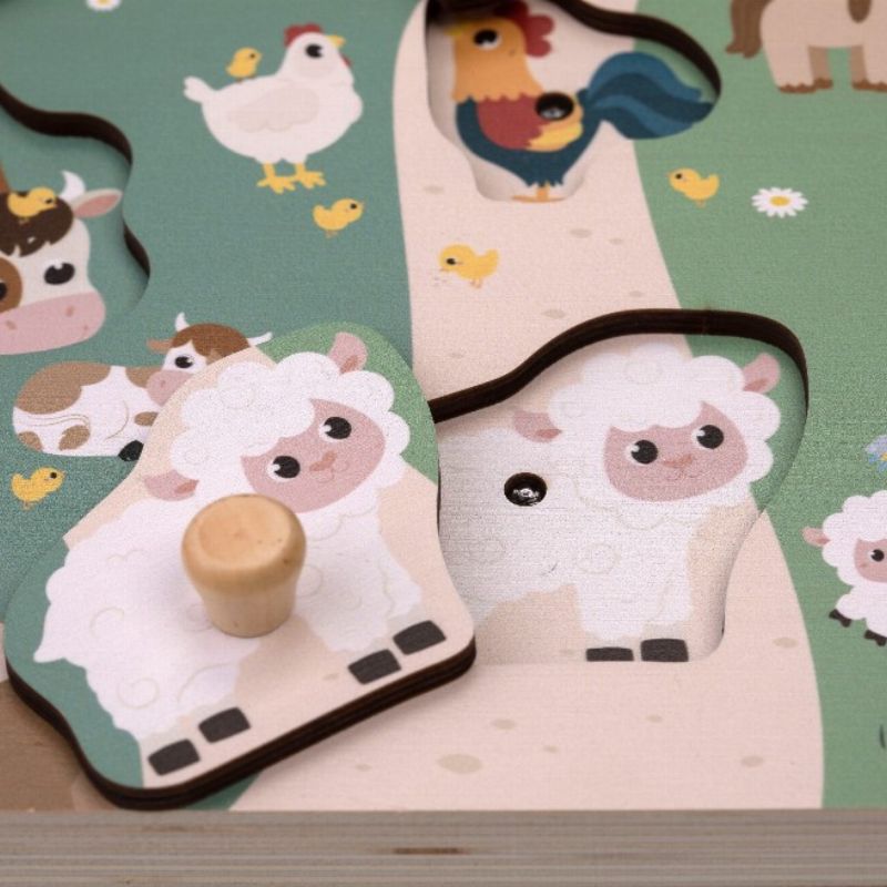 FreeON Free2Play Παζλ Με Σχήματα Και Ήχους Για 12+ Μηνών Farm