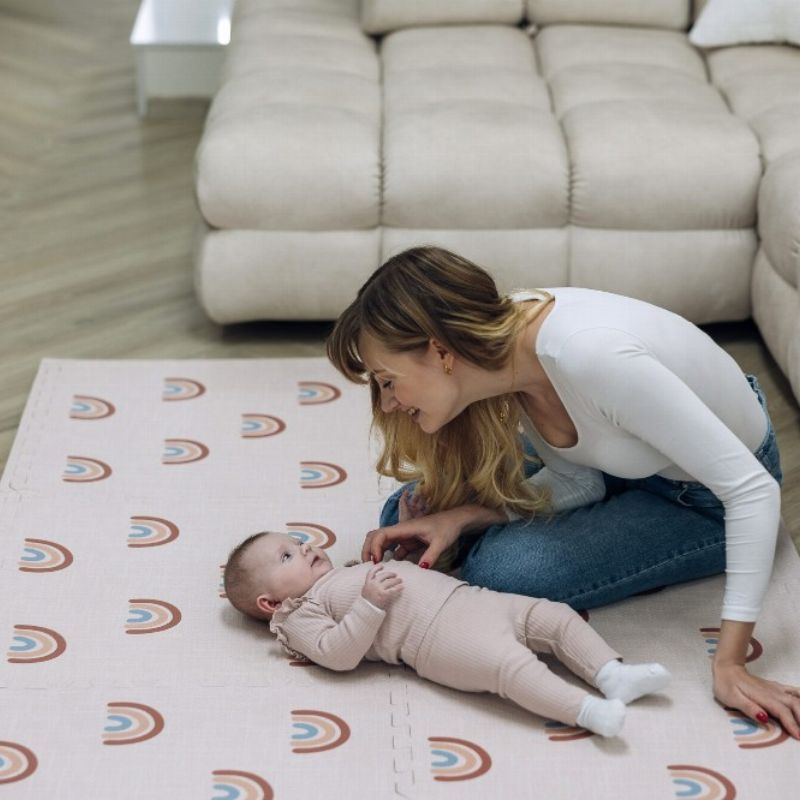 FreeON Free2Play Παζλ Χαλάκι Δραστηριοτήτων 6 τμχ 121cm * 178.5cm Rainbow