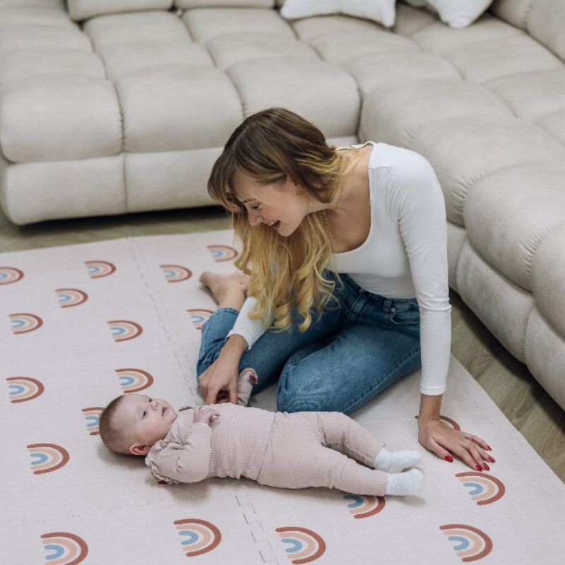 FreeON Free2Play Παζλ Χαλάκι Δραστηριοτήτων 6 τμχ 121cm * 178.5cm Rainbow