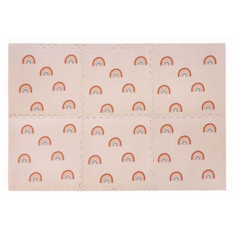 FreeON Free2Play Παζλ Χαλάκι Δραστηριοτήτων 6 τμχ 121cm * 178.5cm Rainbow