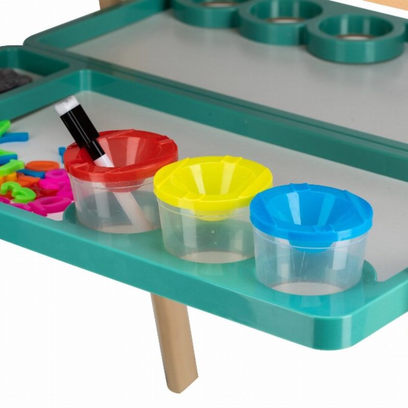 FreeON Free2Play Ξύλινος Πίνακας Διπλής Όψης Με Αξεσουάρ Για 3+ Ετών Duo Play