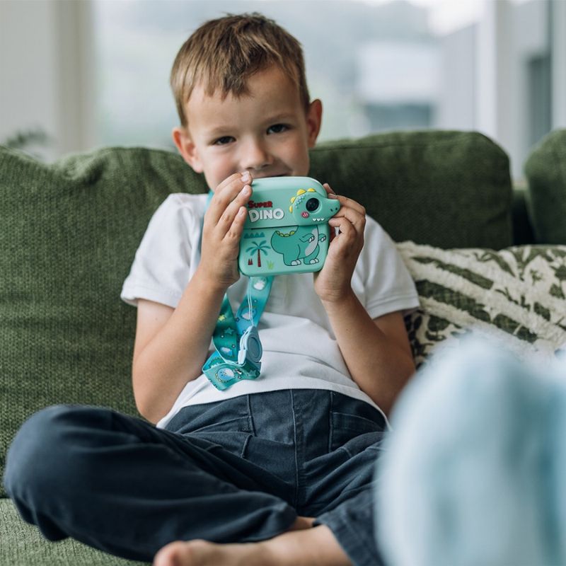 FreeON Free2Play Ψηφιακή Φωτογραφική Μηχανή Με Εκτυπωτή Για 3+ Ετών Dino