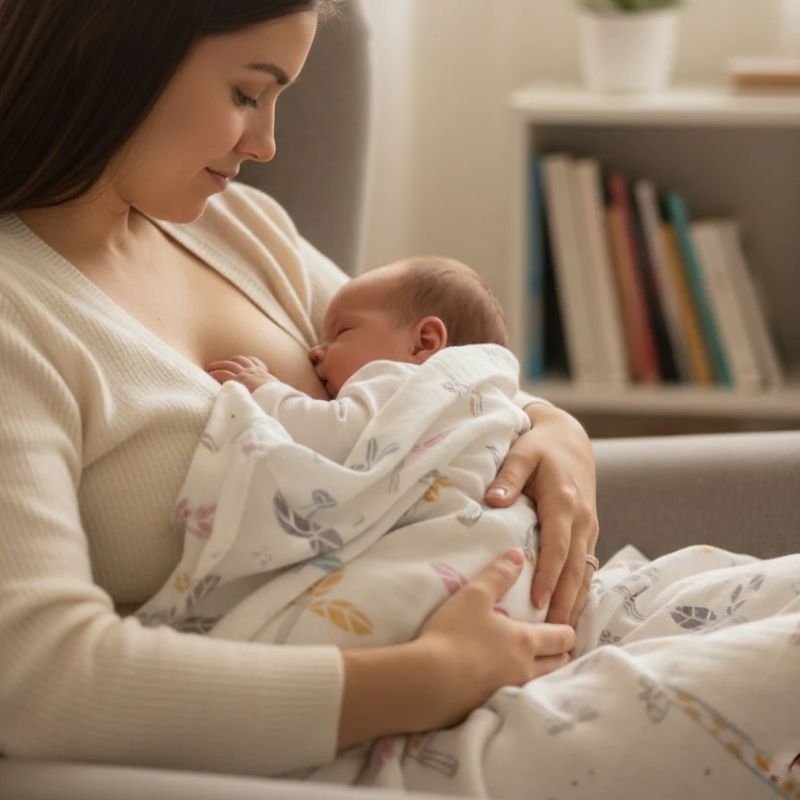 Gamberritos Πάνα Μουσελίνα 120cm * 120cm Sweet Dreams