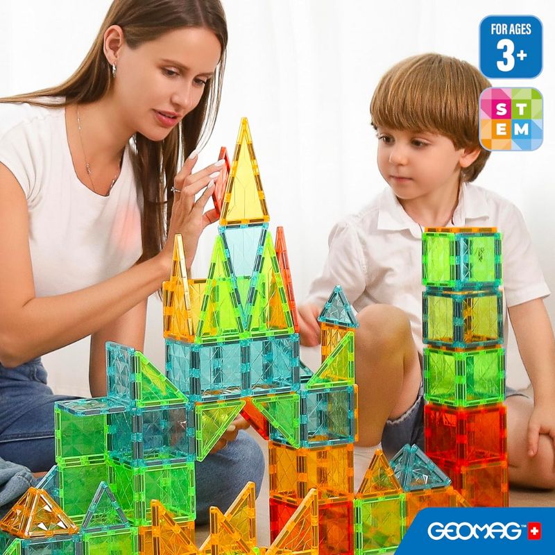 Geomag Gems Σετ Μαγνητικά Πλακίδια 100 τμχ Για 3+ Ετών