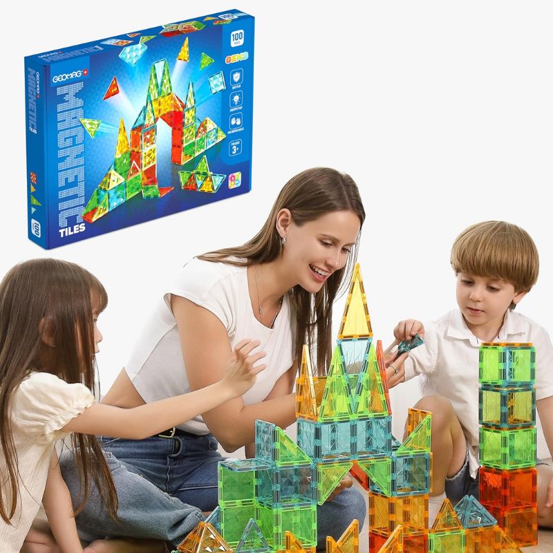 Geomag Gems Σετ Μαγνητικά Πλακίδια 100 τμχ Για 3+ Ετών