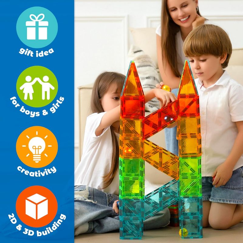 Geomag Gems Σετ Μαγνητικά Πλακίδια 32 τμχ Για 3+ Ετών