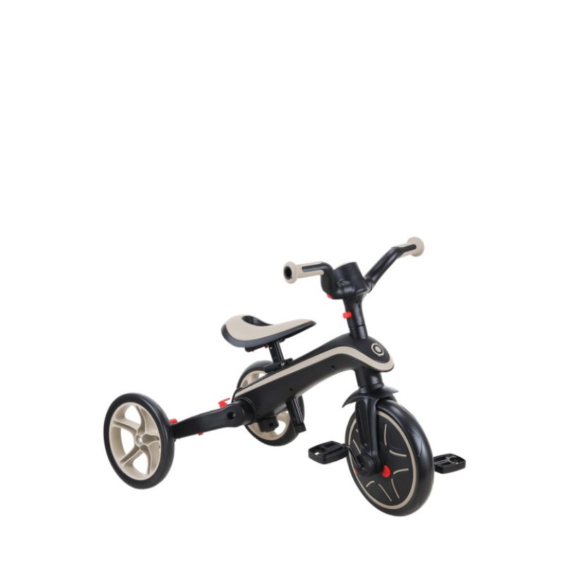 Globber Explorer Trike Αναδιπλούμενο Τρίκυκλο 4-Σε-1 10 Μηνών - 5 Ετών Taupe