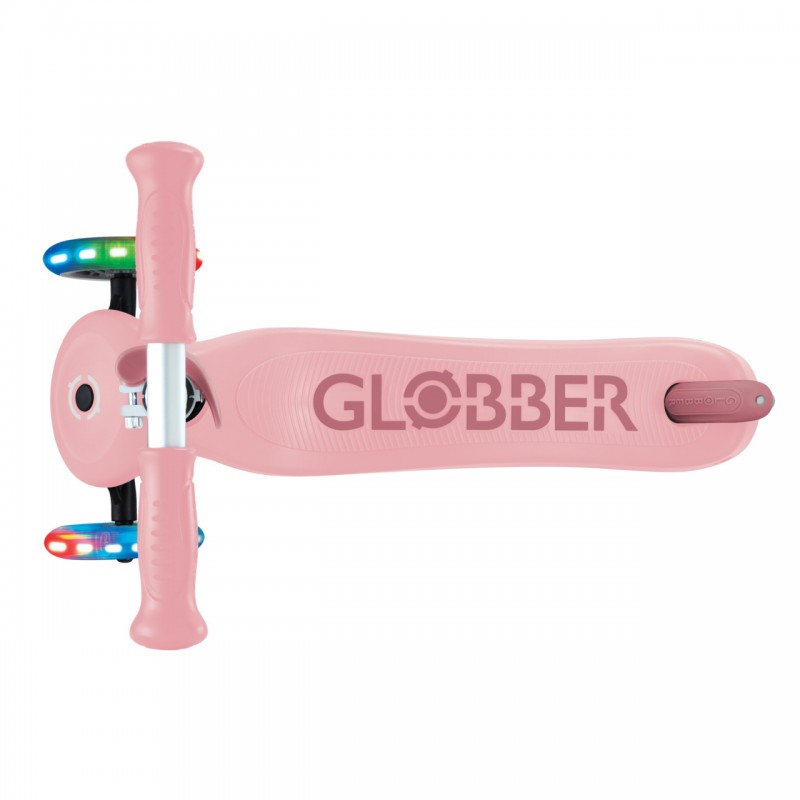 Globber Go Up Lights Sporty Παιδικό Πατίνι 15-20 κιλά Pastel Pink