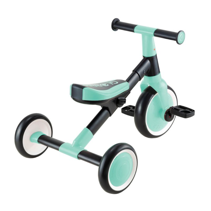 Globber Learning Trike 2-Σε-1 Τρίκυκλο Ποδήλατο Για 12-36 Μηνών Mint