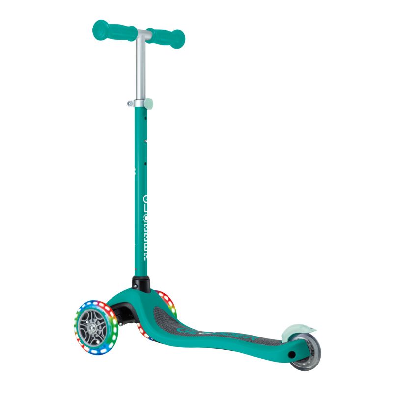 Globber Primo Lights V2 Παιδικό Πατίνι Για 3-7 Ετών Emerald Green