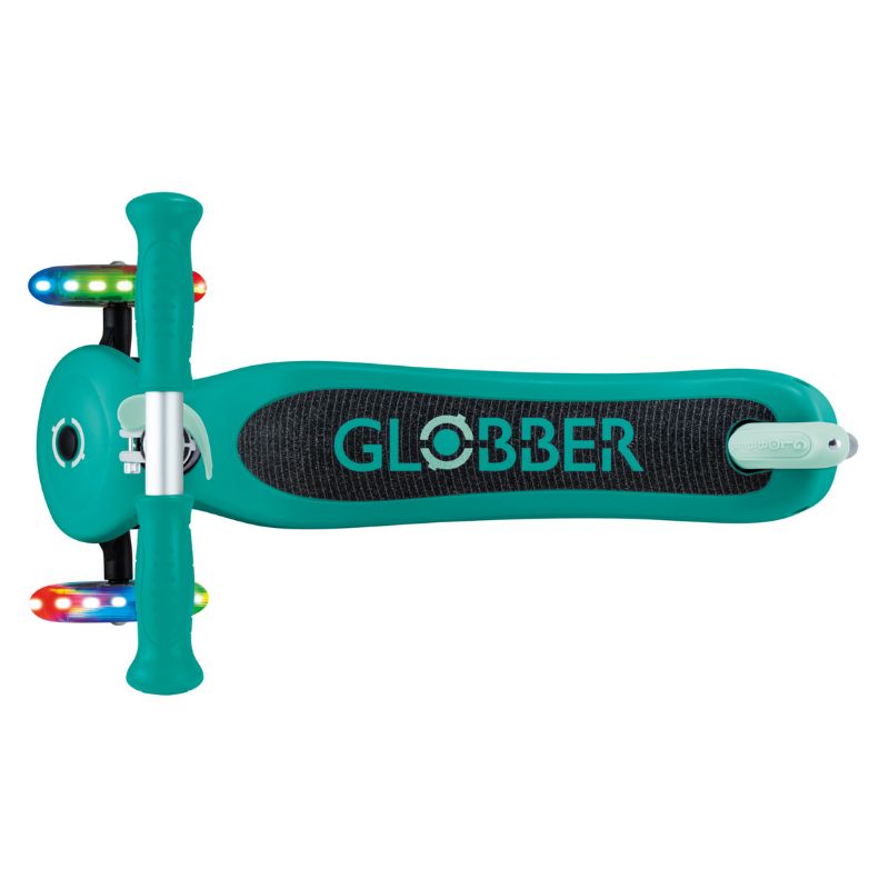 Globber Primo Lights V2 Παιδικό Πατίνι Για 3-7 Ετών Emerald Green