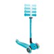 Globber Go Up Active Lights 360° Αναδιπλούμενο Πατίνι 3-Σε-1 Για 15 Μηνών - 9+ Ετών Aqua