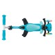 Globber Go Up Active Lights 360° Αναδιπλούμενο Πατίνι 3-Σε-1 Για 15 Μηνών - 9+ Ετών Aqua