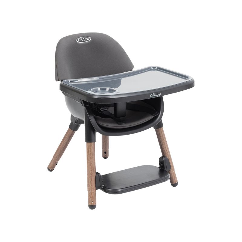 Graco Presti Κάθισμα Φαγητού 3-Σε-1 Charcoal