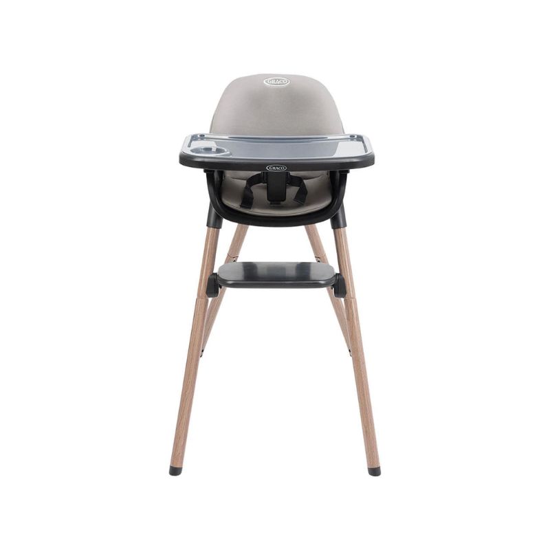 Graco Presti Κάθισμα Φαγητού 3-Σε-1 Steeple Gray