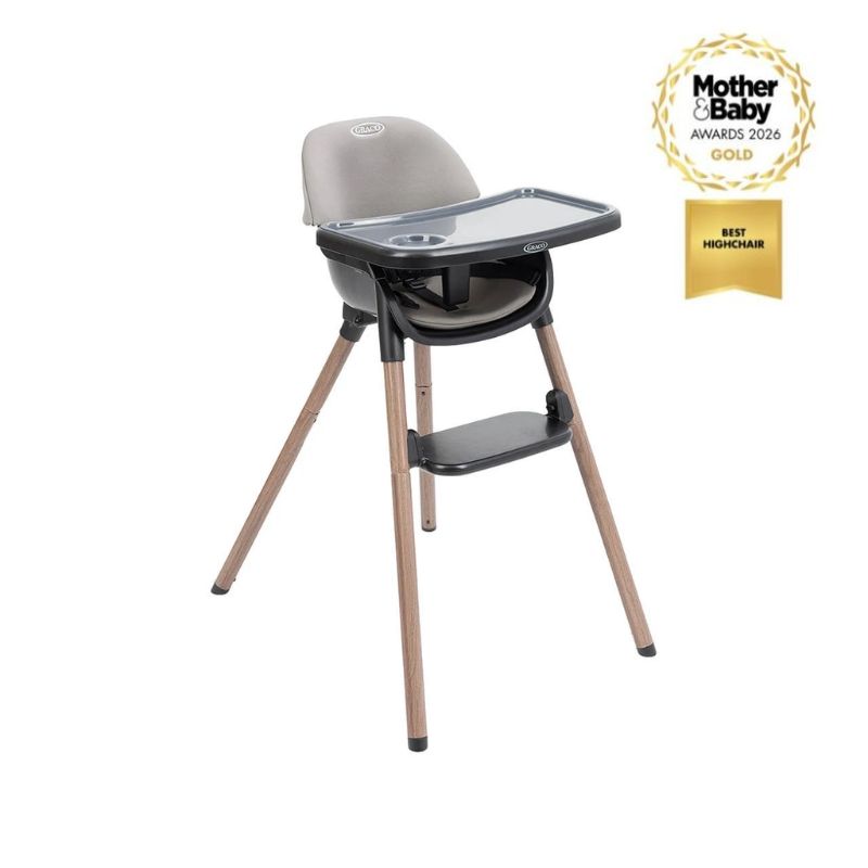 Graco Presti Κάθισμα Φαγητού 3-Σε-1 Steeple Gray