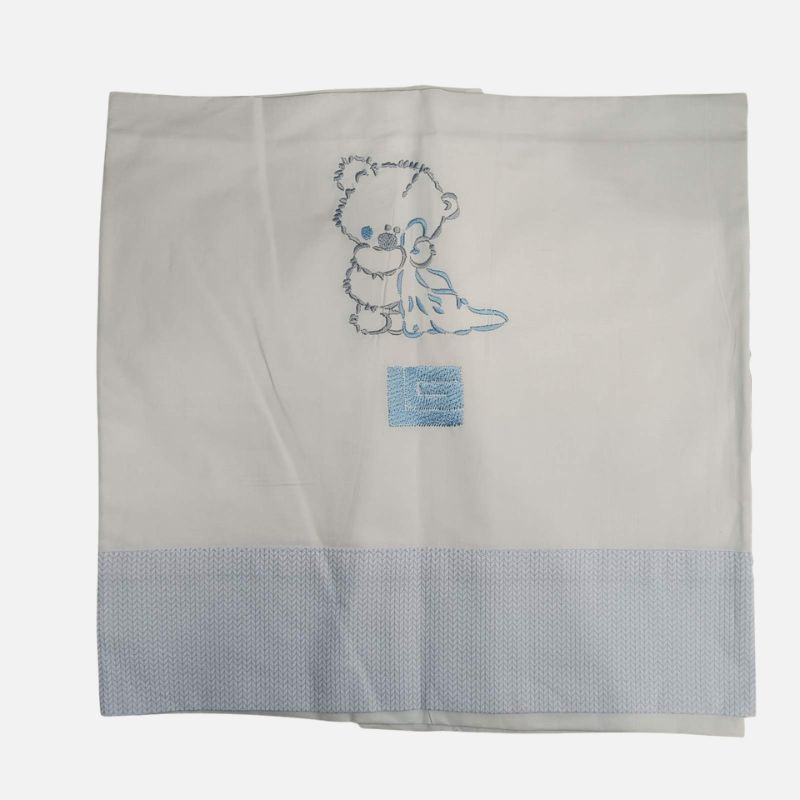 Guy Laroche Σετ Σεντόνια Λίκνου 80cm*90cm Sleepy Bear Blue