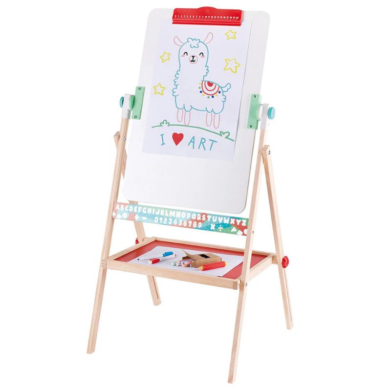 Hape Early Explorer Ξύλινος Πίνακας Για 3+ Ετών Flip Flat Easel