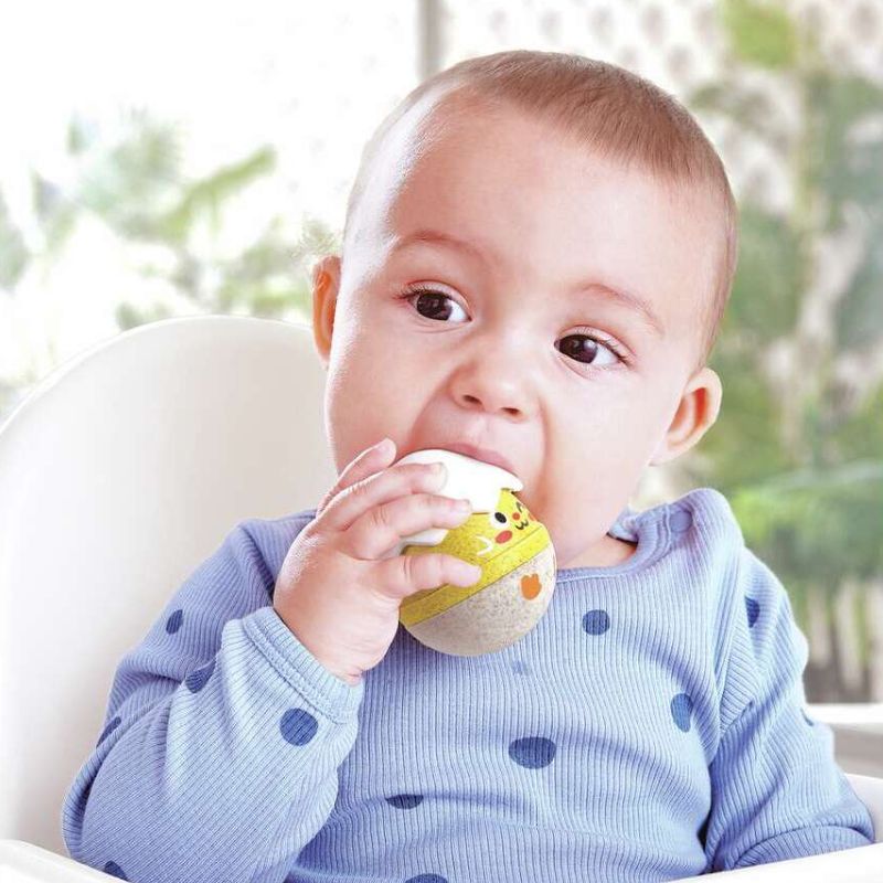 Hape Σετ Ξύλινες Κουδουνίστρες 3 τμχ Happy Hatchlings Wobble Rattles  Για 0-24 Μηνών