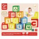 Hape Early Explorer Σετ Ξύλινα Τουβλάκια 10 τμχ Για 6-24 Μηνών Smart Start ABC