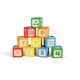 Hape Early Explorer Σετ Ξύλινα Τουβλάκια 10 τμχ Για 6-24 Μηνών Smart Start ABC