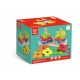 Hape Στοίβαξη Ξύλινων Σχημάτων Double Rainbow Stacker 19 τμχ Για 1-3 Ετών