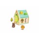 Hape Early Explorer Σετ Με Ξύλινο Σπιτάκι 9 τμχ Για 2-4 Ετών Critter House Shape Sorter