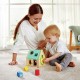 Hape Early Explorer Σετ Με Ξύλινο Σπιτάκι 9 τμχ Για 2-4 Ετών Critter House Shape Sorter