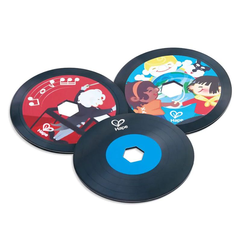 Hape Early Melodies Ξύλινος Φωνογράφος Για 3-6 Ετών Tune Time