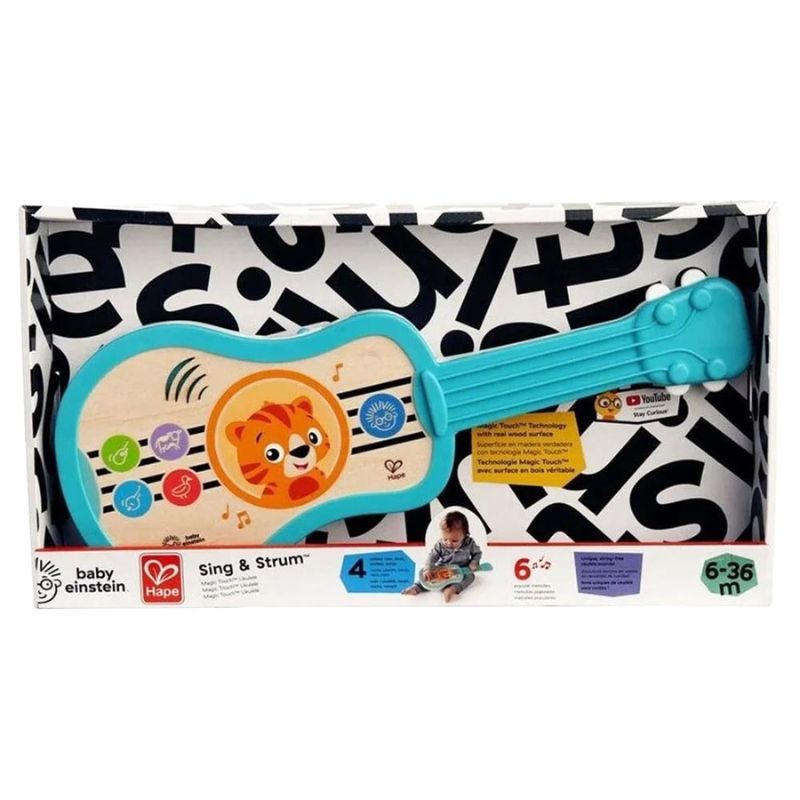 Hape Ξύλινο Γιουκαλίλι Sing & Strum Για 6-36 Μηνών